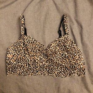 Victoria’s Secret PINK leopard bralette - M